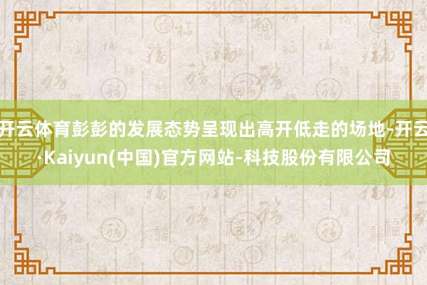 开云体育彭彭的发展态势呈现出高开低走的场地-开云·Kaiyu